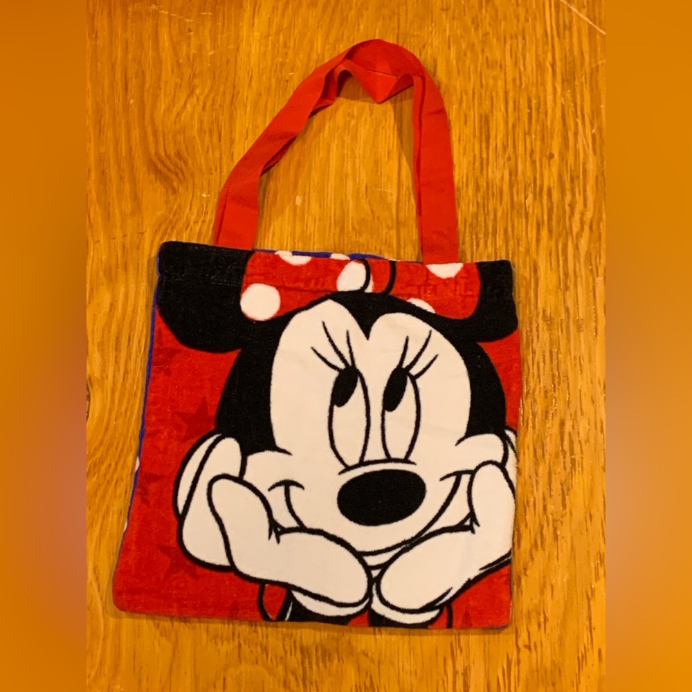 Red Minnie Mouse Tote Bag